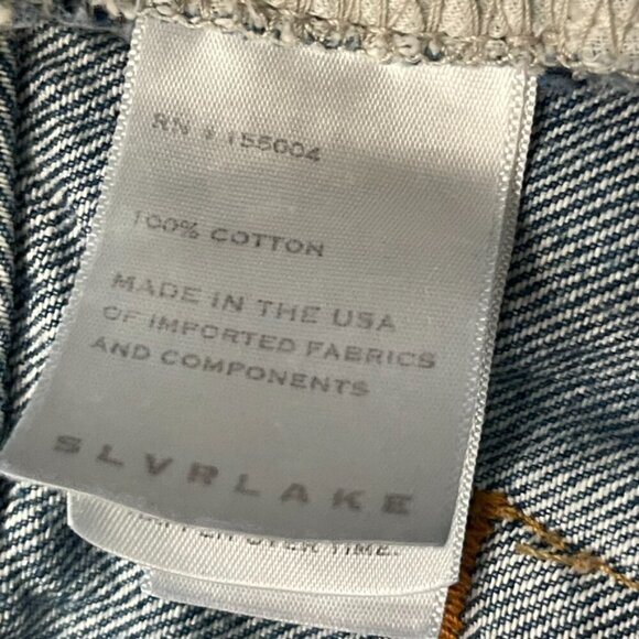 SLVRLAKE London Distressed Denim Jeans Wash Gimme Shelter Size 29 - Picture 7 of 12